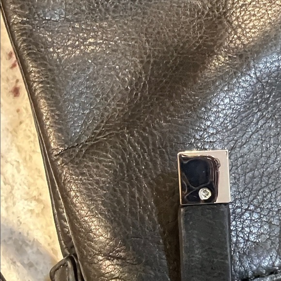 Margot Soft Black Leather Shoulder Bag - Picture 8 of 8